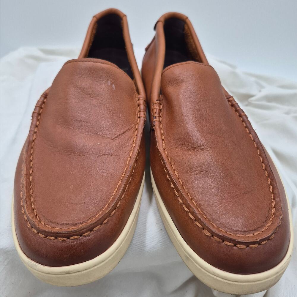 Cole Haan Pinch Weekender Loafers Brown leather men's size 8